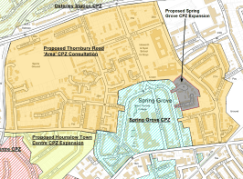 Click on image to download pdf file for a full map of the proposed CPZs