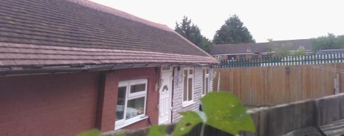 Former telephone repeater station behind Spencer Road, illegally converted into a dwelling