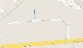 Paret of Syon Park Gardens where pavement renewal works will take place