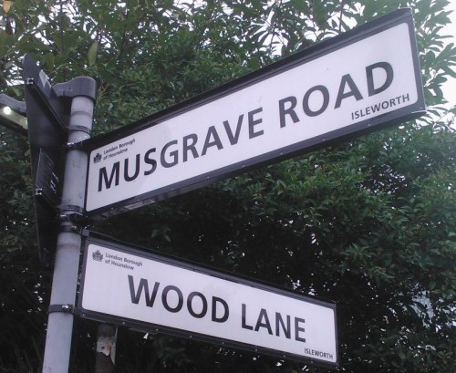150921 Wood Lane Musgrave sign