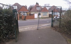 Stolen gate on St Mary's Crescent to be securely replaced