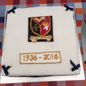 They knew we were coming so they baked a cake