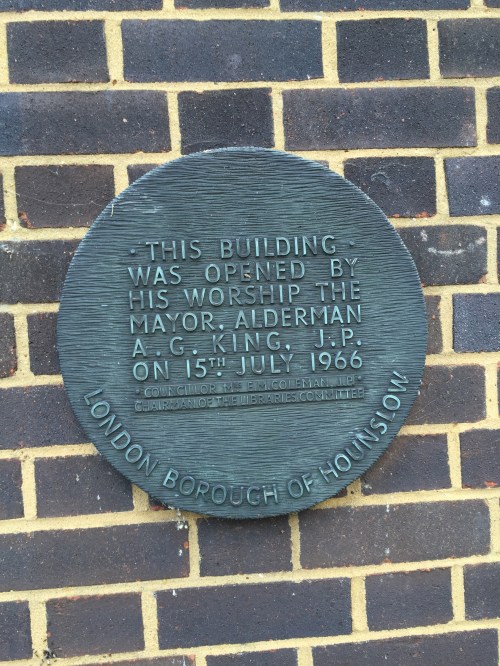 Osterley Library opened by past Labour strongman Alf King 50 years ago